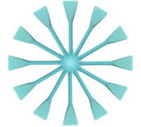 Didiseaon Cepillo de Mascarilla Facial Doble Extremo de Silicona Cuchara Incorporada Fácil de Limpiar para Cuidado Diario Cutáneo 20piezas