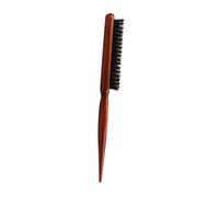 Didiseaon Cepillo De Pelo Cardador Cerdas De Jabali Peine Mango De Madera Tipo De Cabello