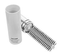 Didiseaon Cepillo de Pelo Femenino Retráctil Blanco para Cabello Rizado, Material Abs, Adecuado para Peinar y Secar en Viajes o Entrenamiento de Rizos