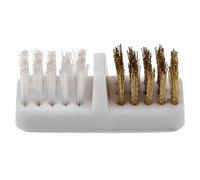 Didiseaon Cepillo para Uñas de Alambre Pequeño para Limpieza de Brocas Cepillo Limpio para Broca de Uñas Portátil Herramienta para Decoración Limpieza de Polvo y Manicura Profesional