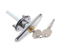 Didiseaon Cerradura de T Asa para Puerta de Garaje Diseño de Liberación Rápida Acero Duradero para Puertas Batientes sin Lateral Instalación con Taladro Requerida Reemplazo Resistente para