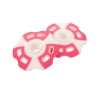 Didiseaon Cestas de Barro para Bastones de Trekking 2 Unidades Rosa y Marfil, Protector Ligero y Compatible para Senderismo, Adecuado para Nieve y Terreno Fangoso en Actividades al Aire