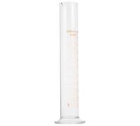 Didiseaon Cilindro Base Estable de Vidrio de Borosilicato Graduado de 500ml para Medición Precisa en Laboratorios y Universidades