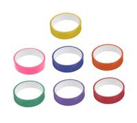 Didiseaon Cintas Adhesivas para Aliviar la Presión Bolas Adhesivas, 7 Rollos de 2.4 Cm X 20 M, Colores Transparentes y Brillantes, Juguetes Antiestres para Oficina y Uso Diario en Casa