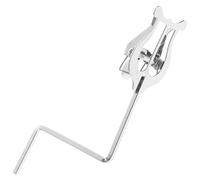 Didiseaon Clip de Partitura Diseño en Forma de Lira Color Plata de Metal para Saxofón Construcción Resistente y Transporte Fácil para Amantes del Arte Sonoro