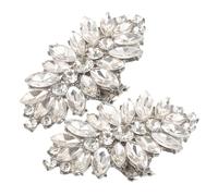 Didiseaon Clips de Zapatos con Cristales Removibles Hebillas Decorativas para Bodas y Fiestas Accesorios Brillantes para Personalizar Zapatos con