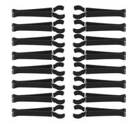 Didiseaon Clips para Salida de Aire Acondicionado de Coche Forma de U 30 Unidades Negras Clip para Difusor de Perfume Automotriz Compatible Ventilación Frontal Fijación Estable y Perfil