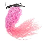 Didiseaon Coleta Rizada De Maíz Postizo De Peinado De Aspecto Natural Para Looks Casuales y Sesiones De Fotos Extensión De Cabello Sintética Para Mujer