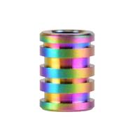 Didiseaon Colgante de Cordón para Paracord Cuentas de Titanio, Aleación Resistente Que No Se Oxida, Bordes Biselados, Adecuado para Camping y Actividades al Aire Libre