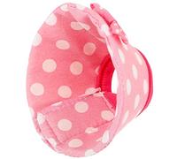Didiseaon Collar Antimordeduras para Pájaros Rosa de Tela, Protector No Irritante Que Promueve la Curación de Heridas para Loros y Aves Pequeñas