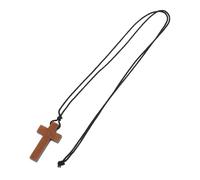 Didiseaon Collar De Cruz De Madera Joyería Colgante De Cruz Para Mujer Colgante Religioso De Madera Para Suéter Para Espejo Retrovisor De Coche