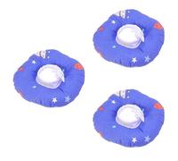 Didiseaon Collar Médico para Mascotas 3 Unidades para Gatos Y Perros De Tela Suave Estilo Isabelino Circular para Curación.