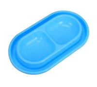 Didiseaon Comedero Antihormigas Doble para Gatos y Perros Pequeños Plato de Plástico Antiderrames para Exteriores y Alimentación Simultánea Set de Cuencos para Mascotas