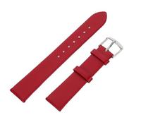 Didiseaon Correa de Reloj de Cuero Rojo Flexible y Cómoda, Resistente al Desgaste, Diseño Hermoso para Uso Diario, 1 Set de Banda para Reloj Inteligente