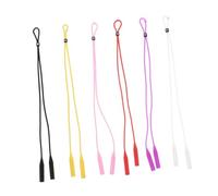 Didiseaon Correa para Gafas Antideslizante de Silicona Ajustable 6 Piezas Variadas para Uso en Oficina y Actividades Recreativas