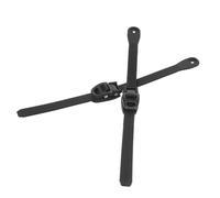 Didiseaon Correas Ajustables para Patines en Línea 2 Juegos Hebillas y Tornillos, Correas de Repuesto Negras de 280 Mm para Patines de Ruedas y Hielo, Accesorios Portátiles para Patinaje