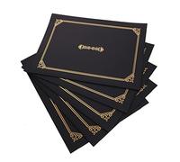 Didiseaon Cubrir 5 Piezas Cubierta del certificado Honor cubiertas certificado titular del certificado graduación Titular aglutinante hoja oro certificado a4 titular marco Poseedor