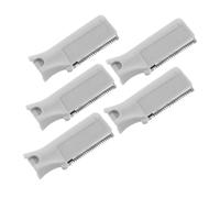 Didiseaon Cuchillas De Repuesto Para Maquinilla De Afeitar Para Cejas, Afeitadora Moldeadora De Cejas, Herramienta De Afeitar Para Vello Facial, Accesorios De Depilación Facial, 5 Uds.