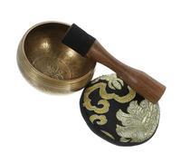 Didiseaon Cuenco Tibetano para Meditación Yoga y Terapia Cuenco de Meditación de Golpeteo Manual Hecho Mano para Sesiones de Relajación