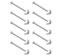 Didiseaon de Tuercas de Ala y Tornillos de Acero Inoxidable Kit de 10 Pares con Diseño Clásico para Máquinas y Uso en o Dormitorios