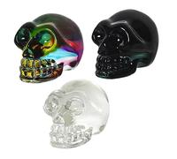 Didiseaon Decoración Calavera Miniaturas De Calaveras Accesorios De Halloween Decoración De Esqueletos De Falsas