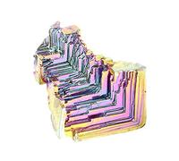 Didiseaon decoración de cristal Mineral de la piedra preciosa de bismuto metal de bismuto decorate Piedras de cristal naturales cristales de bismuto piedra de cristal joya Decorar muestra