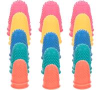 Didiseaon Dediles de Goma Antideslizantes Duraderos, Protector para Punta de Dedo 25 Unidades, Cubiertas Engrosadas para Protección en Tallado, Pelado y Pesca, Accesorio Color Aleatorio