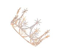 Didiseaon Diadema Con De Estrellas Hermoso Tocado De Novia Toallitas De Baño Mejor Rosa Máscara De Halloween De Animales Pastel Peine Chino Vestido De Novia Cristal