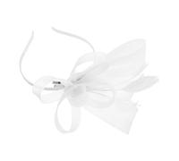 Didiseaon Diadema Fascinator con Plumas Elegante para Mujer Tocado Floral de Malla Vintage para Boda Fiesta de Té y Cóctel Accesorio de Pelo Chic y Creativo