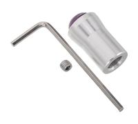 Didiseaon Diapasón de Meditación de Amatista de Base de Diapasón de Plata Accesorio para Sanación de Frecuencias Yoga y Relajación Dispositivo de Sanación para Meditación
