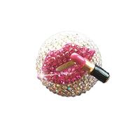 Didiseaon Difusor Aromático De Esencial Con Clip Decorativo De Lápiz Labial De Rincón De Cristales Para Ventilación De Auto