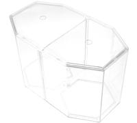 Didiseaon Divisor de Acuario Transparente de Doble Compartimento, Caja de Aislamiento para Peces Pequeños y Camarones, Tanque de Cría Portátil para Pecera, Separador de Alimentación