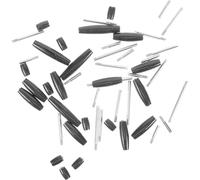 Didiseaon Eje con Tornillo para Saxofón Negro de Abs y Metal, Accesorio de Repuesto Fácil de Instalar para Saxofón, Juego de 1 Set Ligero y Duradero