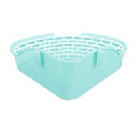 Didiseaon Entrenador para IR al Baño Mascotas Inodoro para Conejos de Esquina Orinal de Entrenamiento Caja Conejos Bandeja de Baño de Interior Ayuda Entrenamiento de Mascotas la Sala de Esta