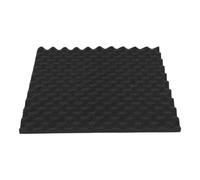 Didiseaon Espuma Acústica Ondulada de Alta Densidad 50x50x2 Cm para Reducción de Ruido y Absorción de Ecos, Panel Insonorizante para Salas de Equipos, Teatros E Iglesias, Espuma