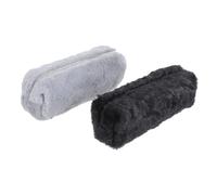 Didiseaon Estuche Bolígrafos de Felpa Cremallera Reforzada, Bolsa para Papelería Escolar, Gran Capacidad, para Escritorio, 2 Piezas
