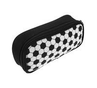 Didiseaon Estuche Escolar Fútbol Grande Capacidad Diseño Deportivo para Adolescentes Bolsa de Papelería Cremallera Fácil Organización Material Escolar