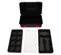 Didiseaon Estuche Organizador para Peonzas Asa y Forros, Caja de Almacenamiento de Plástico y Esponja, Portátil para Niños, Estadio de Batalla X
