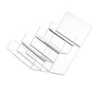 Didiseaon Expositor de Acrílico Multi-Capa Transparente 22X16X10Cm para Joyas y Gafas Estructura Estable para Uso en Tiendas y Hogar