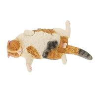 Didiseaon Figura de Gato Realista Pequeña Adorno Decorativo para Escritorio Estatua de Gato Coleccionable para Amantes de Animales y Decoración de Interiores