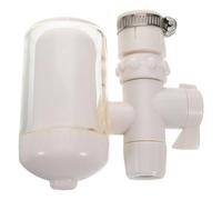 Didiseaon Filtro de Agua y Filtrado para Grifo de Cocina y Baño de Plástico Purificador Compacto Boquilla Versátil para Uso Doméstico