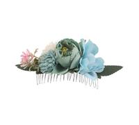 Didiseaon Flower Hair Side Comb Accesorios De Cabello Para Novias Con Flores Realistas Peina Para Bodas y