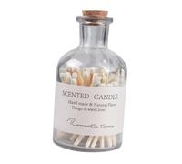 Didiseaon Fósforos Embotellados para Velas De Aromaterapia Tarro De Cerillas De Vidrio Cerillas Multifuncionales De Acompañamiento para Uso Interiores
