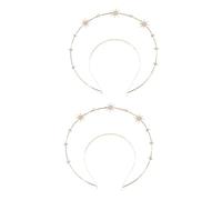 Didiseaon Fuente 2 Piezas Diadema Halo Nuestra Señora María Máscara Halloween Animales Damas Diademas Accesorio Para El Cabello Fiesta Oro Accesorios Para El Cabello Perder Cobre Ropa