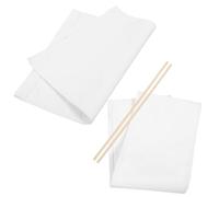 Didiseaon Funda De Repuesto Para Silla Plegable Mediana, Lona Transpirable y Resistente, Kit Reparación Para Asiento De Silla De Camping y Cine, Uso Exterior, Reemplazo Duradero, Blanca 52x16/48x38 Cm