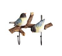 Didiseaon Gancho de Pared Percha de Resina y Hierro Forma de Pájaro para Colgar y Ropa Que Ahorra Espacio y Organiza para Hogar y Jardín
