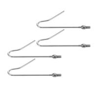 Didiseaon Gancho para Atrapar Pollos de Granja 4 Piezas, Acero Inoxidable, Herramienta para Captura de Patas de Pollo, Pato y Ganso, Adecuado para Manejo en Áreas de Crianza y Zonas al Aire