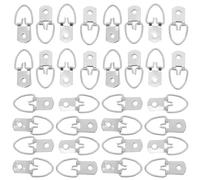 Didiseaon Ganchos para Colgar Marcos de Fotos 500 Piezas Acero Inoxidable Pequeños Gancho Triangular para Cuadros y Espejos Accesorios de Herrajes para Decoración en Hogar Oficina y Galería