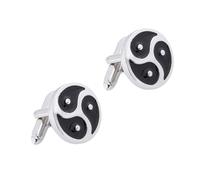 Didiseaon Gemelos para Camisa Hombre Tai Chi Redondos de Alta Pulido Accesorios de Manga para Ocasiones Formales y Trajes Diseño Elegante y Cómodo