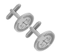 Didiseaon Gemelos para Hombres de Acero Inoxidable Diseño de Balanza Libra, Estilo Clásico y Elegante para Reuniones y Eventos Casuales